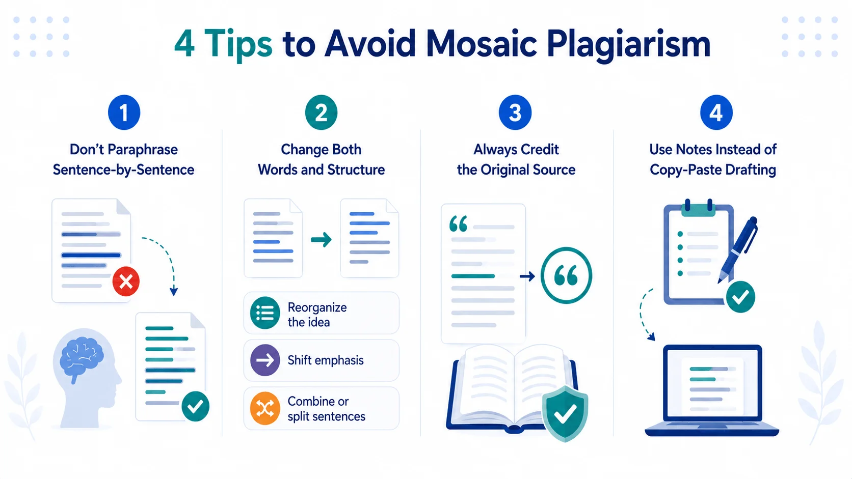 4 tips to avoid mosaic plagiarism 4 tips to avoid mosaic plagiarism