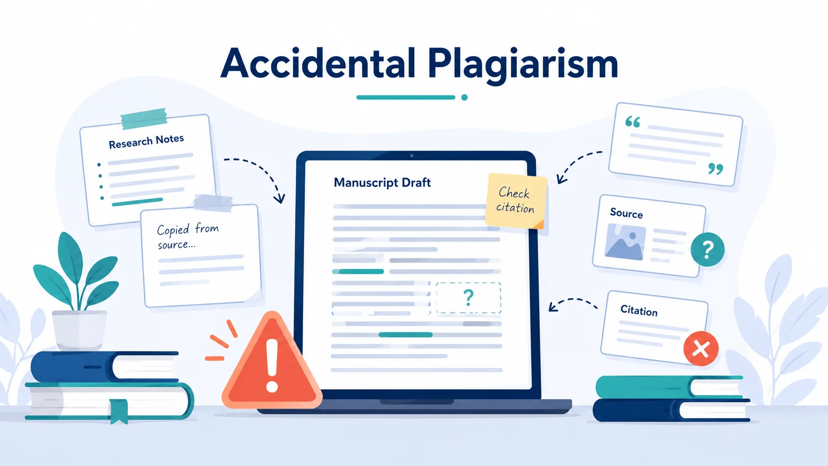 Accidental plagiarism examples missing citation illustration Accidental plagiarism examples missing citation illustration