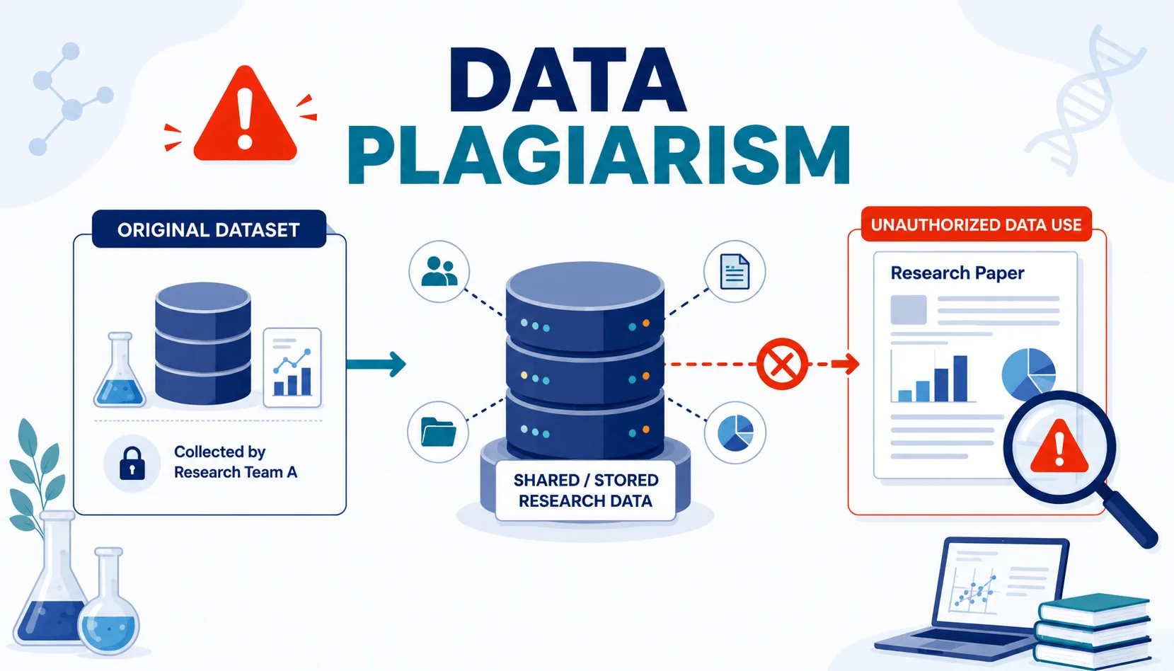 Data plagiarism research dataset misuse