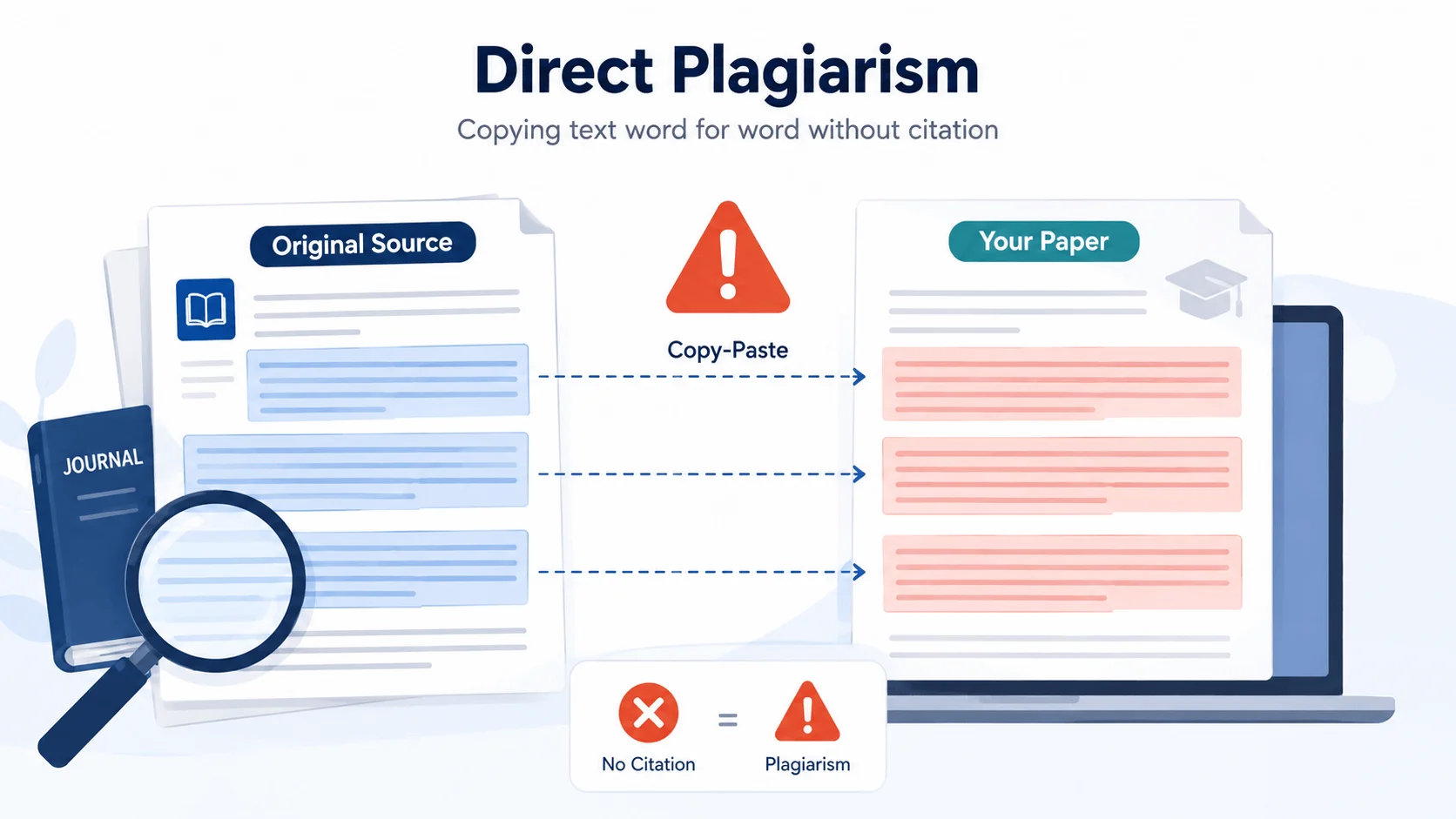 Direct plagiarism copy paste examples