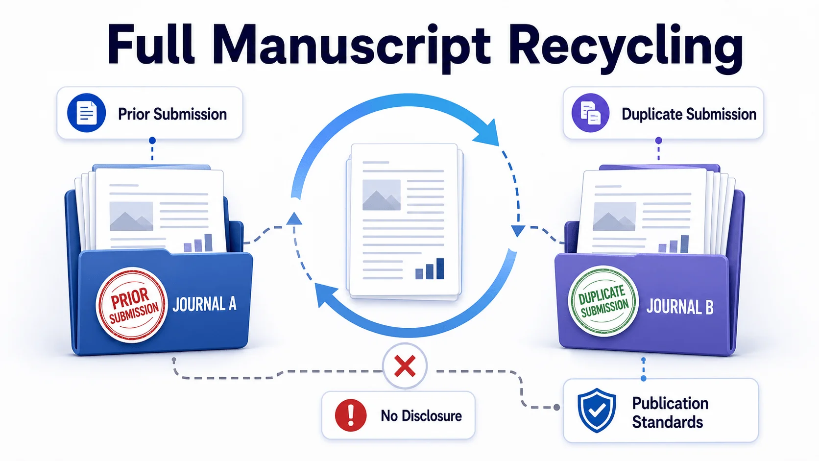 Global plagiarism scenarios: full manuscript recycling Global plagiarism scenarios: full manuscript recycling