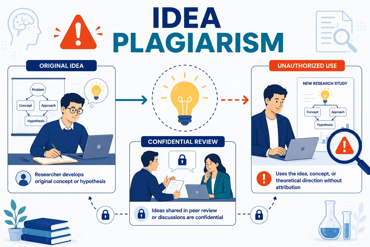 Idea plagiarism intellectual contribution misuse