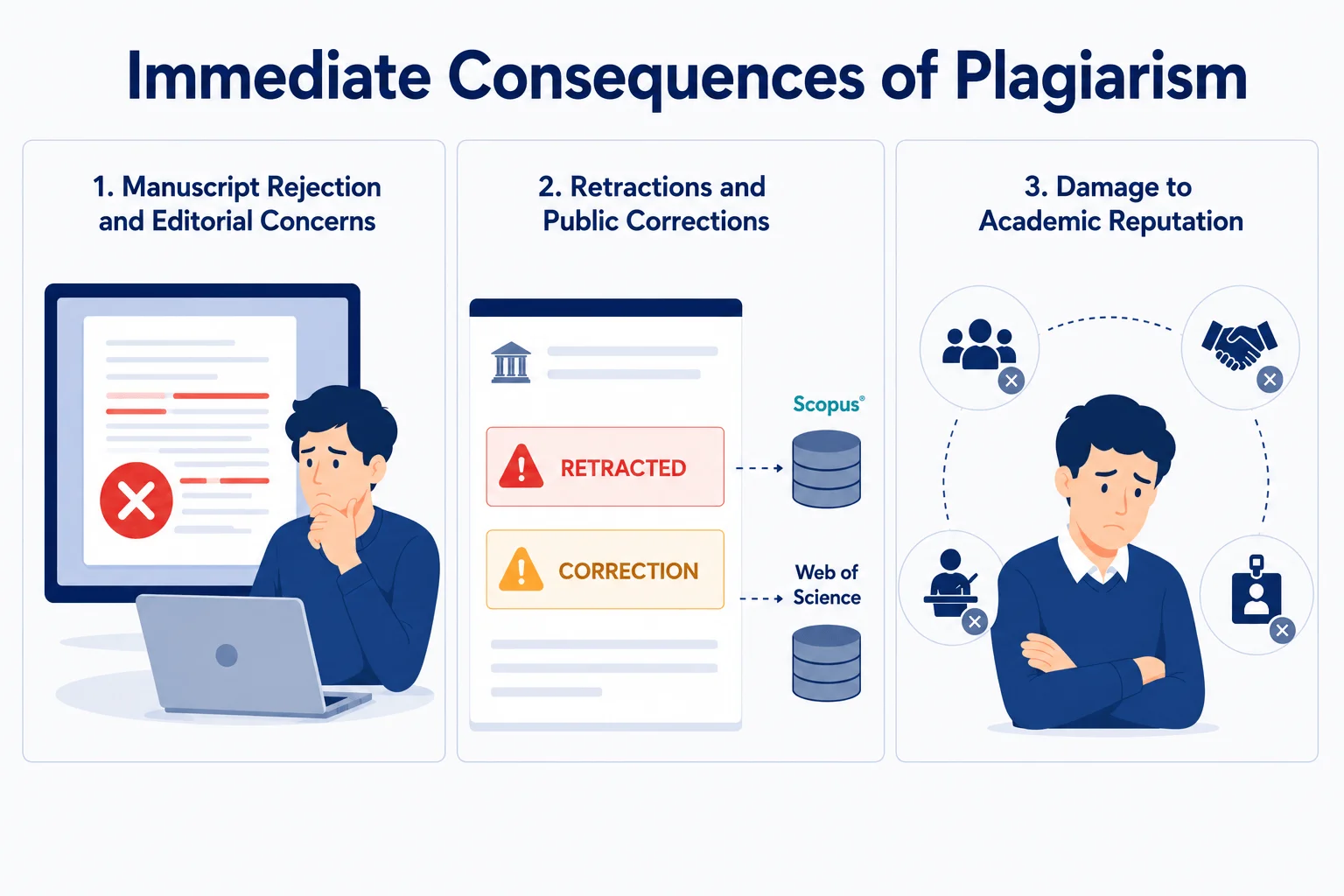 Immediate Consequences of Plagiarism in Publishing