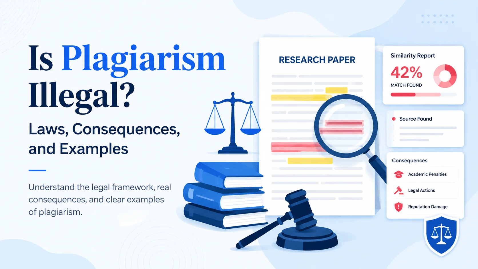 Is plagiarism illegal banner Is plagiarism illegal banner