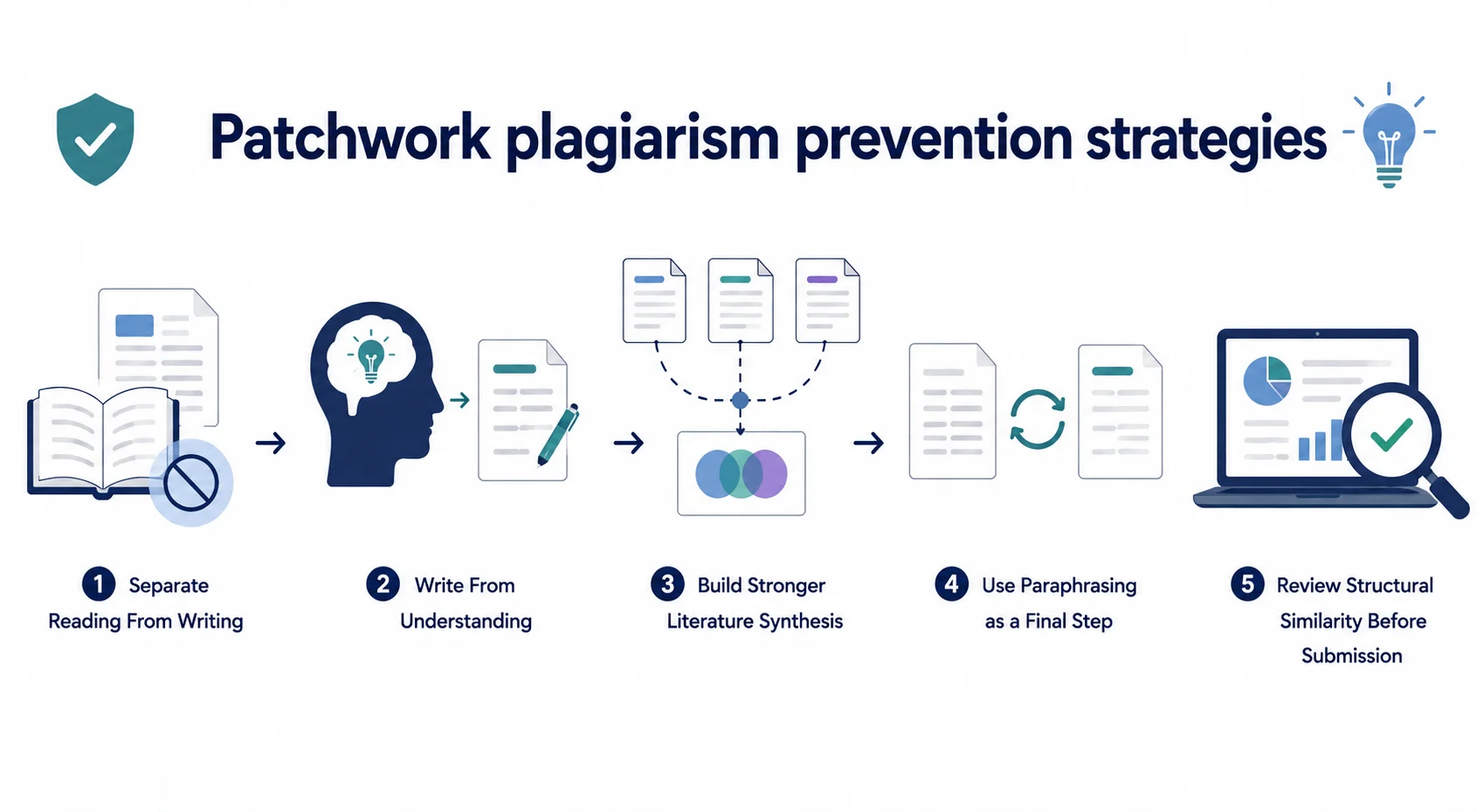 Patchwork plagiarism prevention strategies