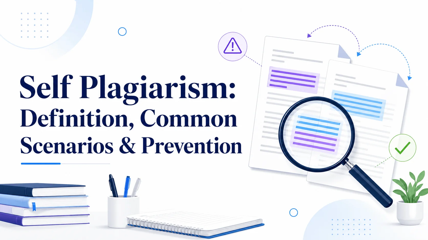 Self plagiarism banner Self plagiarism banner