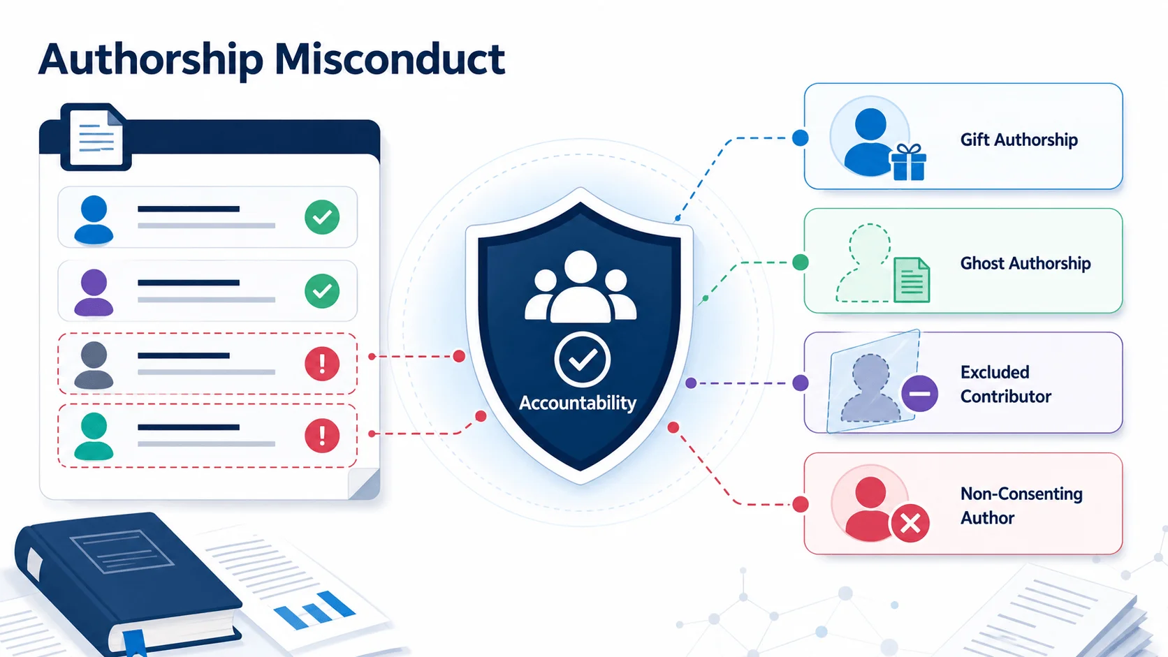 Types of authorship misconduct