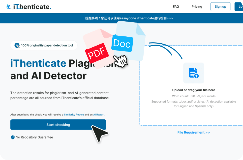 Upload Your File & Start Checking
